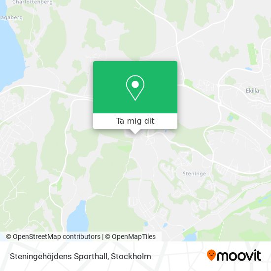 Steningehöjdens Sporthall karta