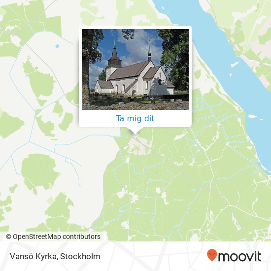 Vansö Kyrka karta