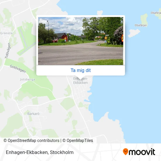 Enhagen-Ekbacken karta