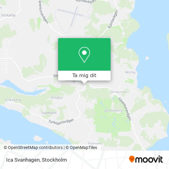 Ica Svanhagen karta