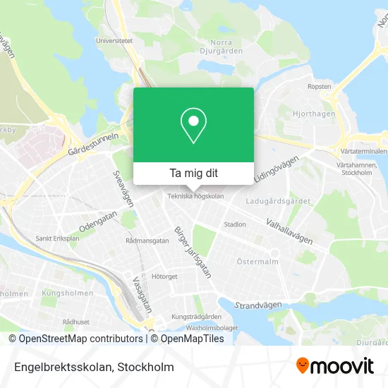 Engelbrektsskolan karta