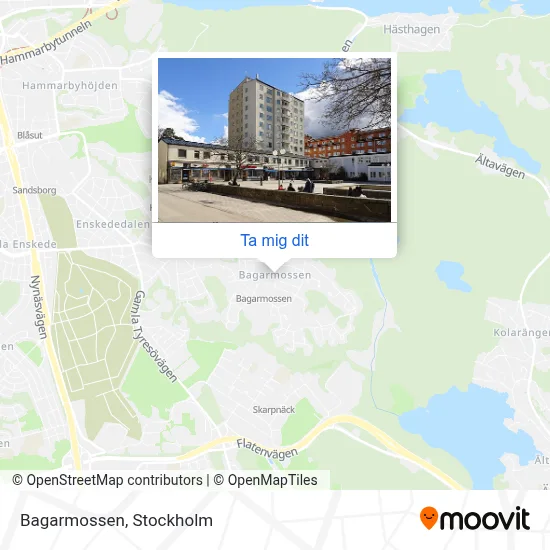 Bagarmossen karta