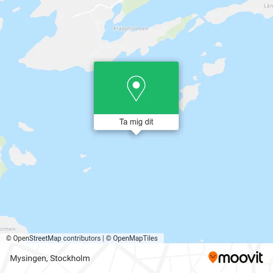 Mysingen karta