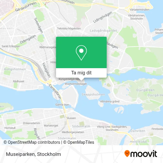 Museiparken karta