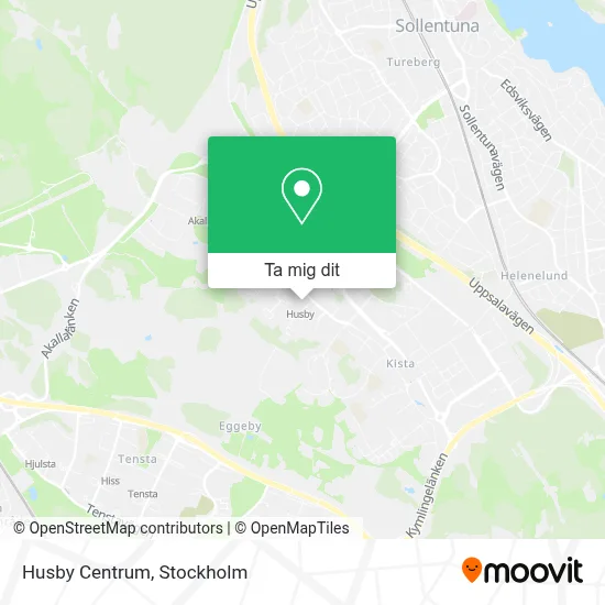 Husby Centrum karta