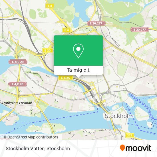 Stockholm Vatten karta