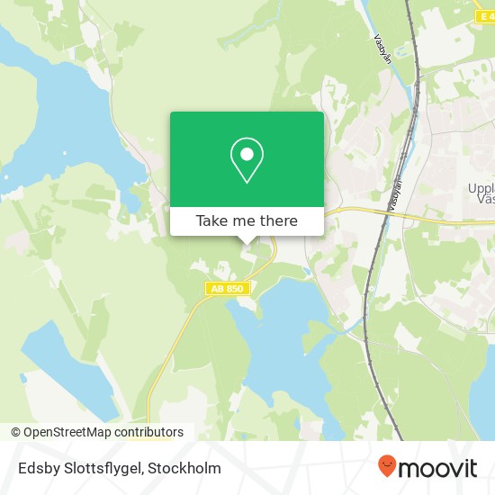 Edsby Slottsflygel karta