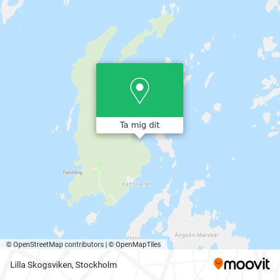 Lilla Skogsviken karta