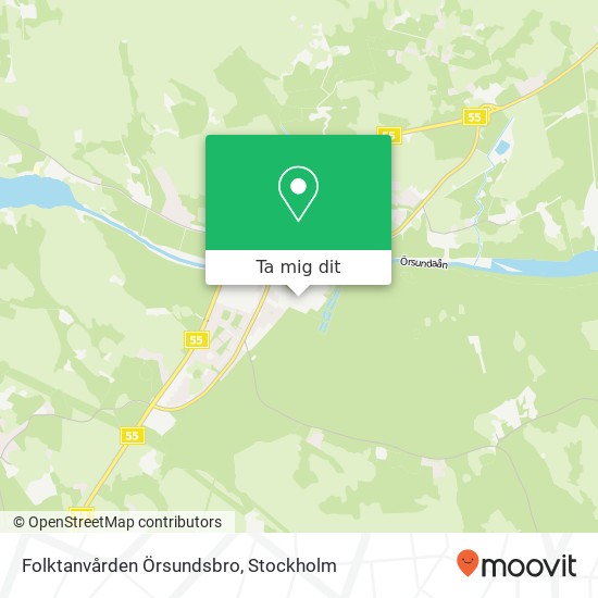Folktanvården Örsundsbro karta