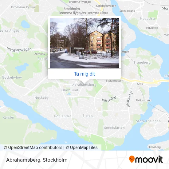 Abrahamsberg karta