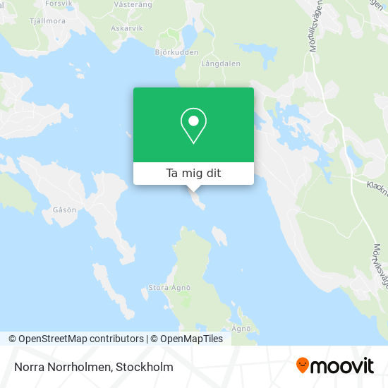 Norra Norrholmen karta