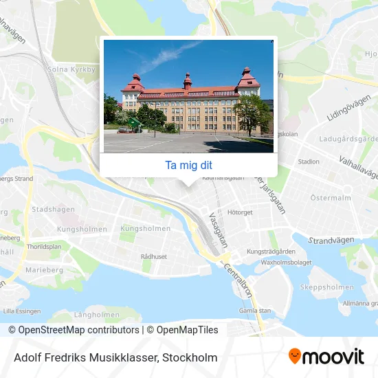 Adolf Fredriks Musikklasser karta