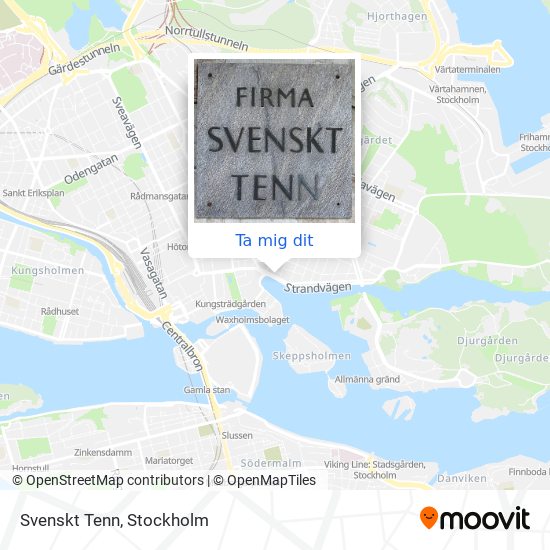Svenskt Tenn karta