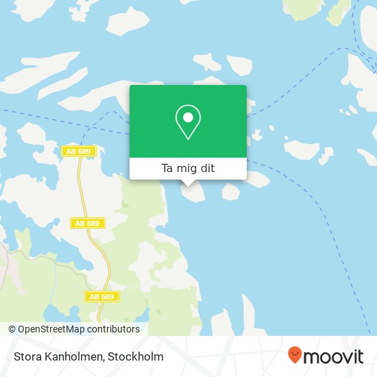 Stora Kanholmen karta