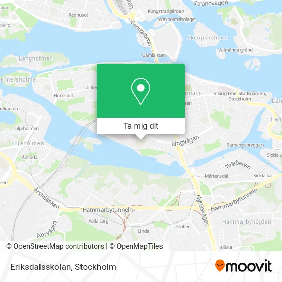 Eriksdalsskolan karta