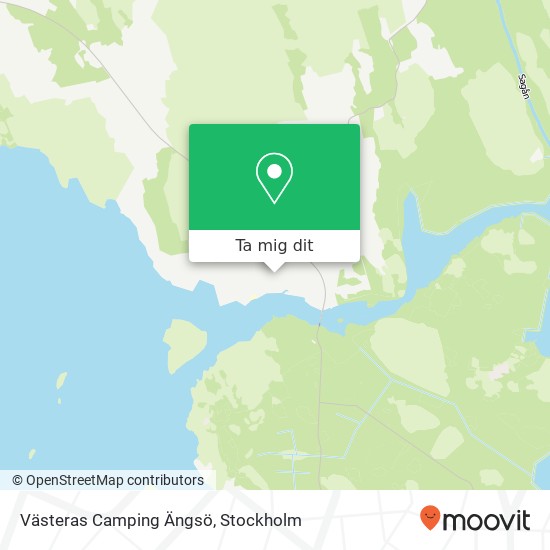 Västeras Camping Ängsö karta