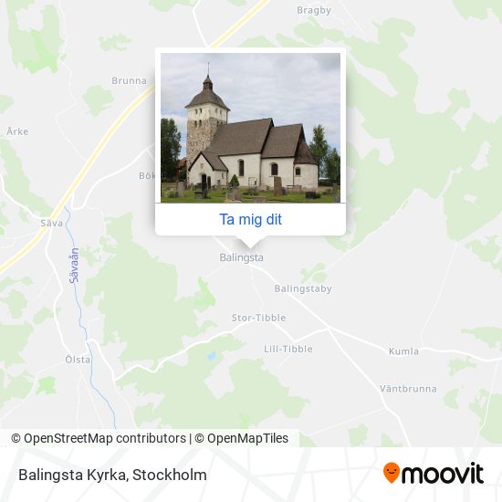 Balingsta Kyrka karta