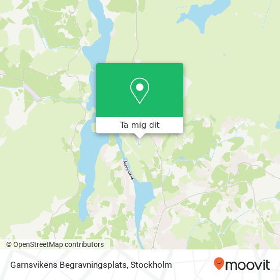 Garnsvikens Begravningsplats karta