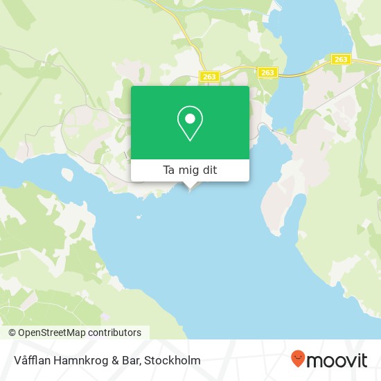 Våfflan Hamnkrog & Bar karta