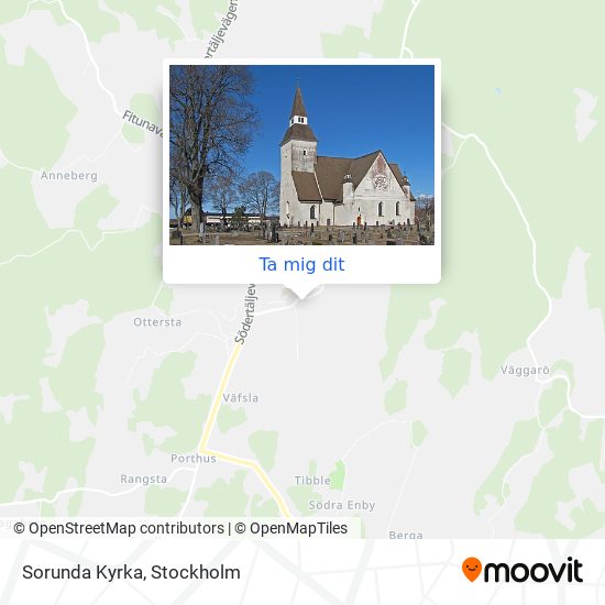 Sorunda Kyrka karta