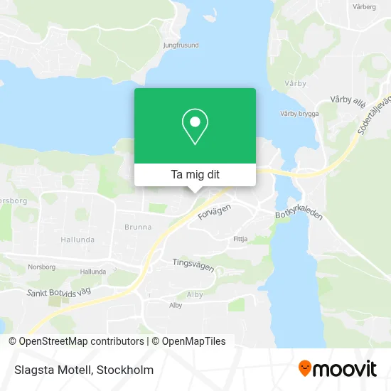 Slagsta Motell karta