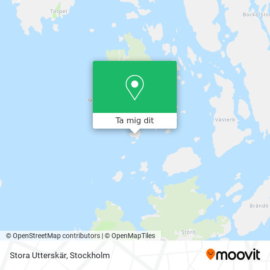 Stora Utterskär karta