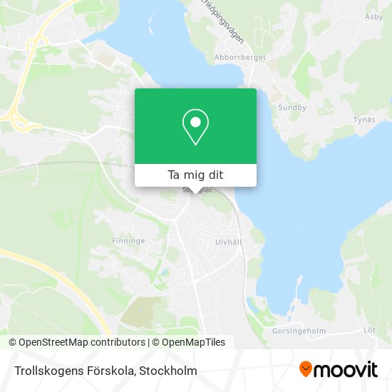 Trollskogens Förskola karta