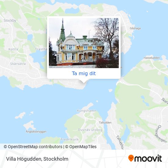 Villa Högudden karta
