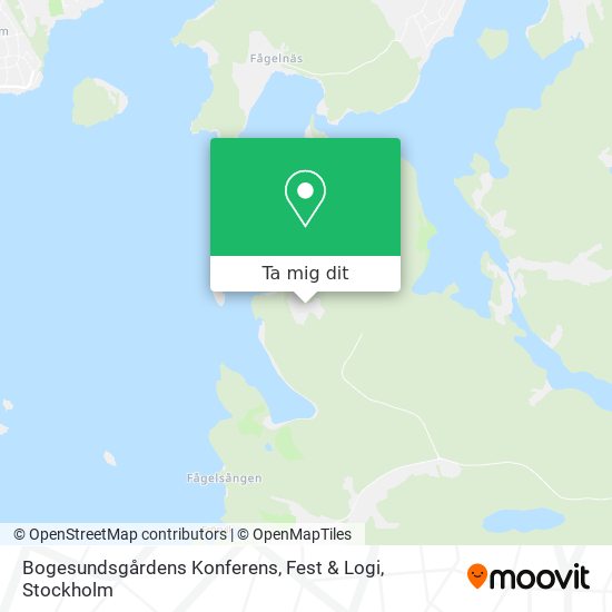 Bogesundsgårdens Konferens, Fest & Logi karta