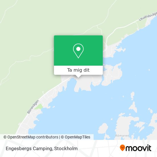 Engesbergs Camping karta