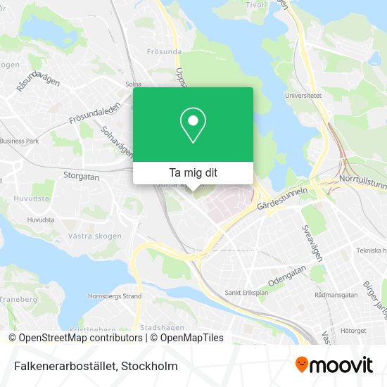 Falkenerarbostället karta