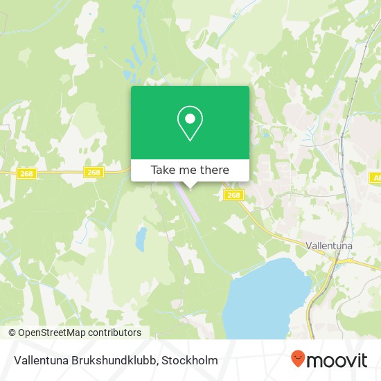 Vallentuna Brukshundklubb karta