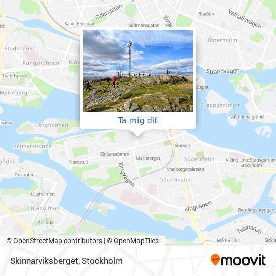 Skinnarviksberget karta