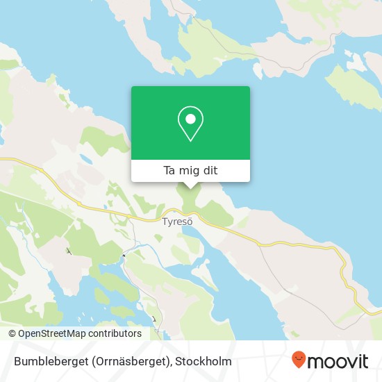 Bumbleberget (Orrnäsberget) karta