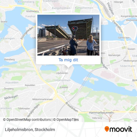 Liljeholmsbron karta
