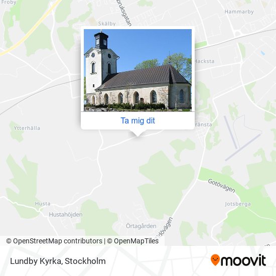 Lundby Kyrka karta