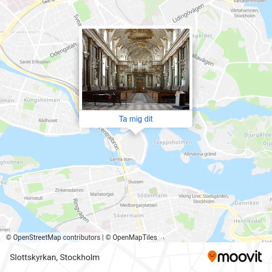 Slottskyrkan karta