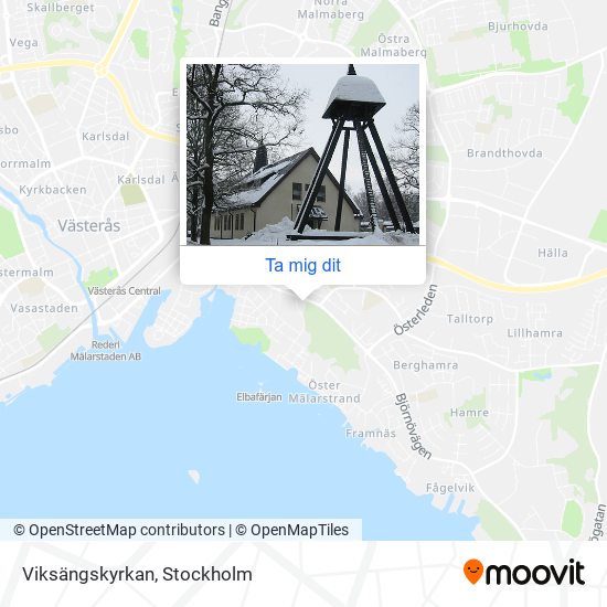 Viksängskyrkan karta