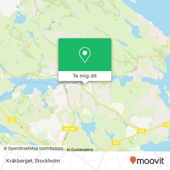 Kråkberget karta