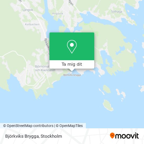 Björkviks Brygga karta