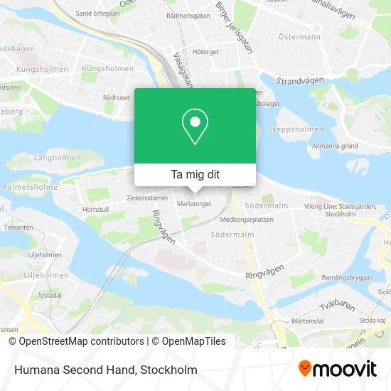 Humana Second Hand karta