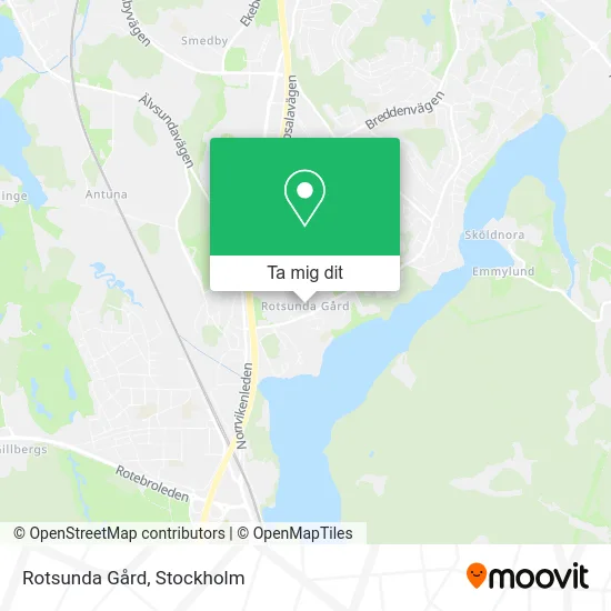 Rotsunda Gård karta