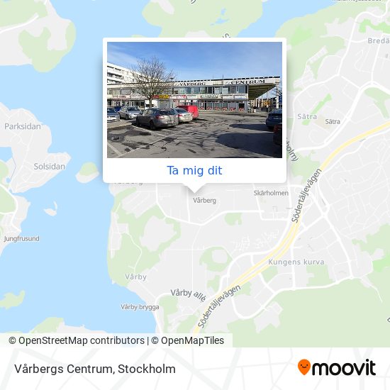 Vårbergs Centrum karta