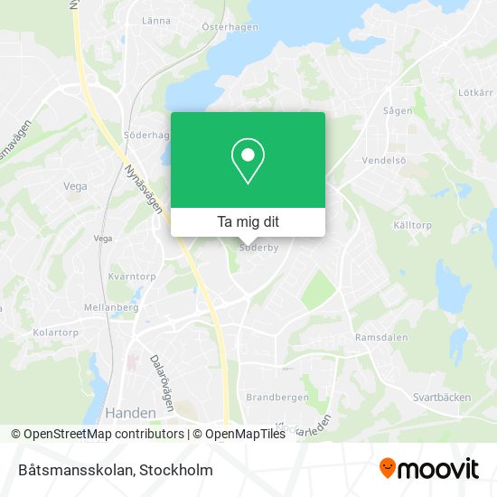 Båtsmansskolan karta