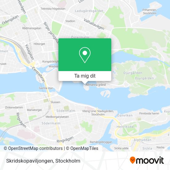 Skridskopaviljongen karta