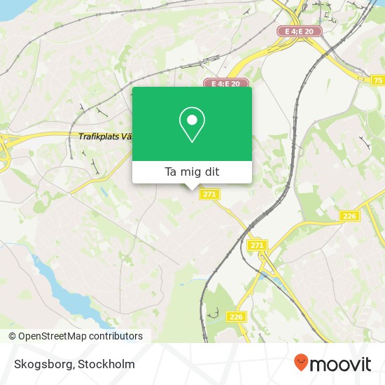 Skogsborg karta
