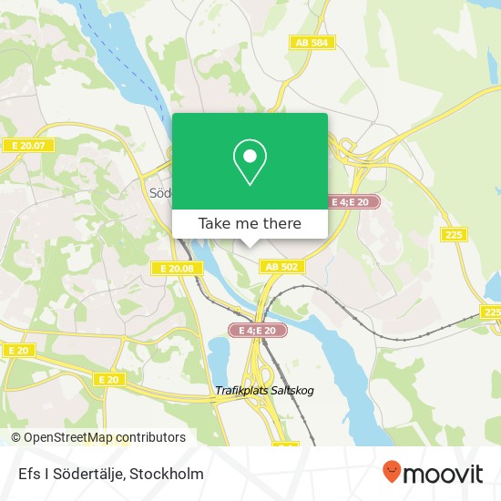 Efs I Södertälje karta