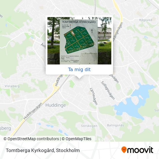 Tomtberga Kyrkogård karta