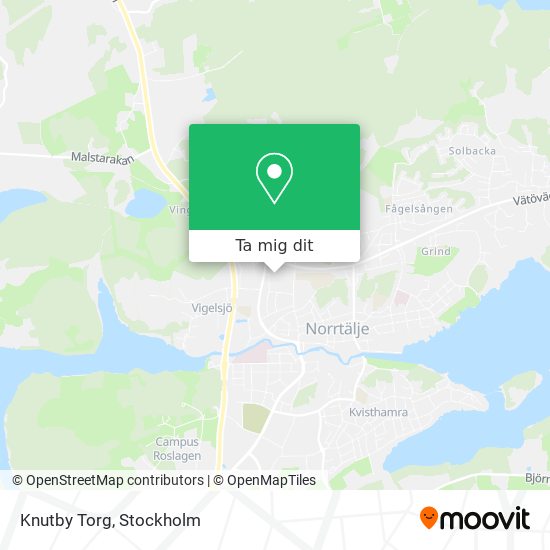 Knutby Torg karta