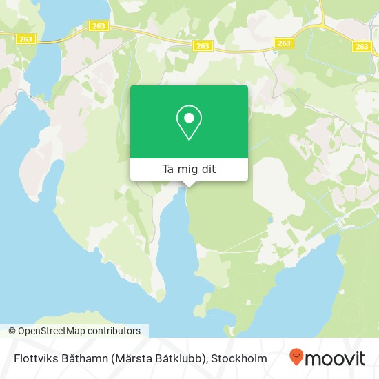 Flottviks Båthamn (Märsta Båtklubb) karta